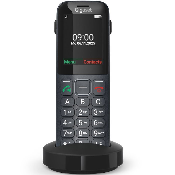 Gigaset Comfort 600 SIM Negro, Gris